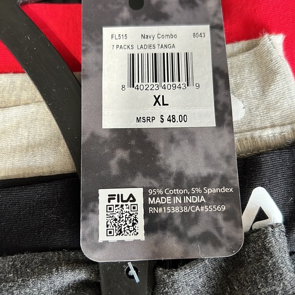 NWT XL FILA Panties - Picture 2 of 4